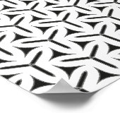 Gothic Blades Pattern Poster (Ecke)