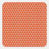 Gothic Blades Pattern Quadratischer Aufkleber (Vorderseite)