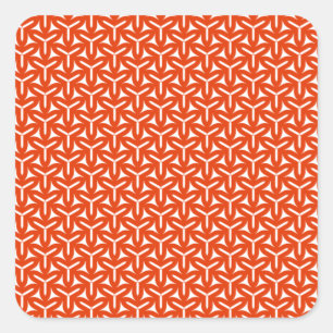 Gothic Blades Pattern Quadratischer Aufkleber