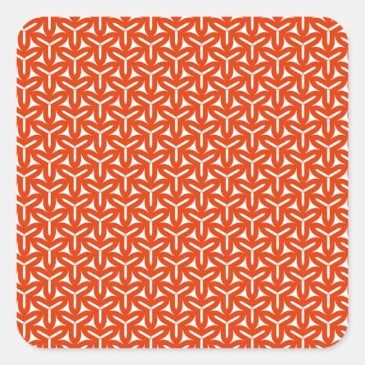 Gothic Blades Pattern Quadratischer Aufkleber (Vorderseite)