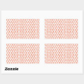 Gothic Blades Pattern Square Sticker (Blatt)