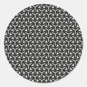 Gothic Blades Pattern Square Sticker (Vorderseite)