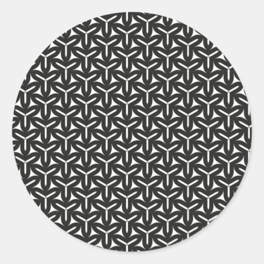 Gothic Blades Pattern Square Sticker (Vorderseite)