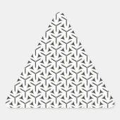 Gothic Blades Pattern Square Sticker (Vorderseite)