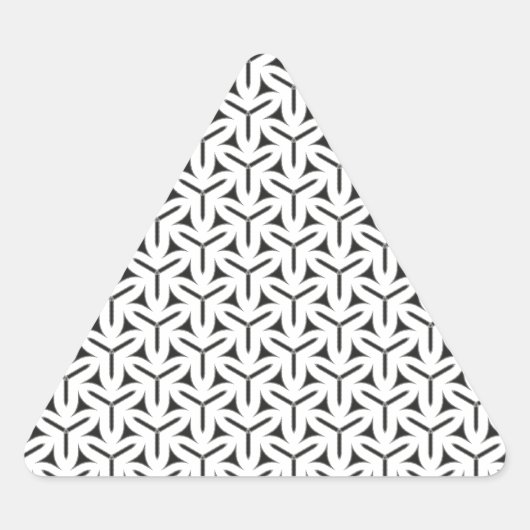 Gothic Blades Pattern Square Sticker (Vorderseite)