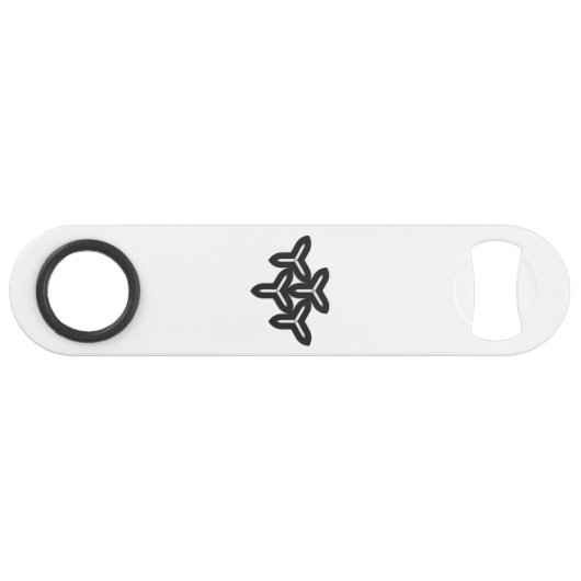 Gothic Blades Schlüsselanhänger Flaschenöffner (Rückseite Horizontal)