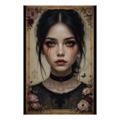 Gothic Blood Portrait Poster (Vorderseite)