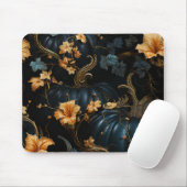 GOTHIC BLUE HALLOWEEN PUMPKINS GELBE BLUE BLUES MOUSEPAD (Mit Mouse)