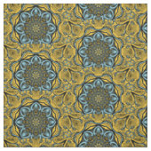 Gothic Blue Muster Stoff (Muster)