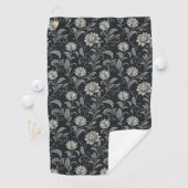 Gothic Blumenmuster Golfhandtuch (Insitu)