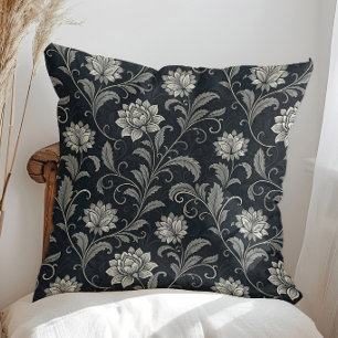 Gothic-Blumenmuster Kissen