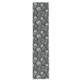 Gothic Blumenmuster Kurzer Tischläufer (Vorderseite)