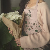 Gothic Blush Pink Bridge oder Die Bläschen Skull C Schürze