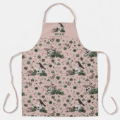 Gothic Blush Pink Bridge oder Die Bläschen Skull C Schürze (Vorderseite)