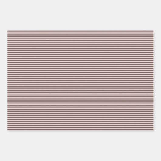 Gothic Blush Pink Skulls and Stripes Halloween Geschenkpapier Set (Vorderseite 2)