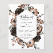 Gothic Boho Save the Date (Vorderseite)