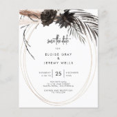 Gothic Boho Save the Date (Vorderseite)