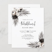 Gothic Boho Wedding Einladung (Vorne/Hinten)