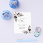 Gothic Boho Wedding Einladung Flyer (Einzeln)