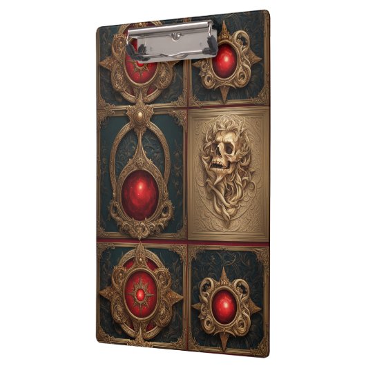 Gothic Book Cover Klemmbrett (Links)