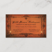 Gothic Border Vintag Viktorianisch Visitenkarte (Vorderseite)