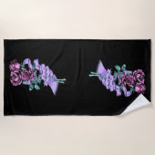 Gothic Bouquet Beach Handtuch (Vorderseite)