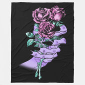 Gothic Bouquet Fleece Blanket (Vorderseite)
