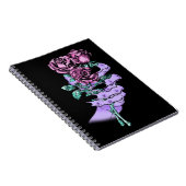 Gothic Bouquet Foto Notebook Notizblock (Rechte Seite)