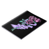 Gothic Bouquet Foto Notebook Notizblock (Linke Seite)