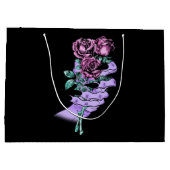 Gothic Bouquet Geschenktaschen Große Geschenktüte (Rückseite)