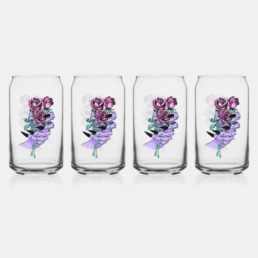 Gothic Bouquet Glasses Dosenglas (Hinten)