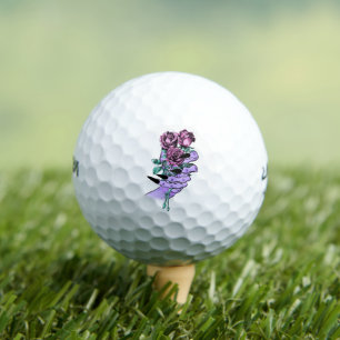 Gothic Bouquet Golf Balls Golfball