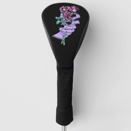 Gothic Bouquet Golf Club Headcover (Vorderseite)