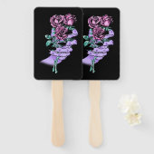 Gothic Bouquet Hand Fans Fächer (Vorne und Hinten)
