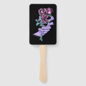 Gothic Bouquet Hand Fans Fächer (Rückseite)