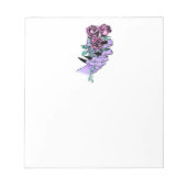 Gothic Bouquet Notizblock (Vorderseite)