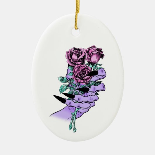 Gothic Bouquet Ornament (Vorne)