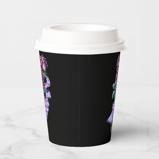 Gothic Bouquet Paper Cups Pappbecher (Rechts)
