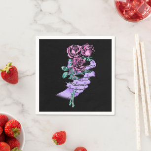 Gothic Bouquet Paper Napkins Serviette