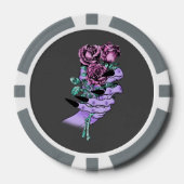 Gothic Bouquet Poker Chip (Vorderseite)