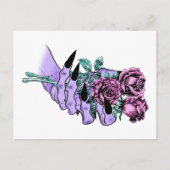 Gothic Bouquet Postcard Postkarte (Vorderseite)