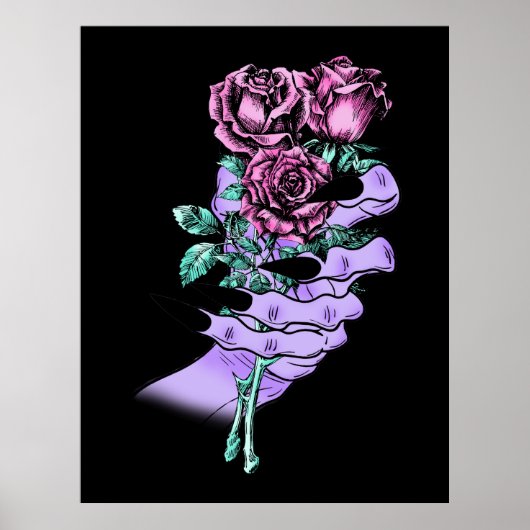 Gothic Bouquet Poster (Vorne)