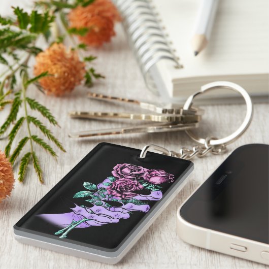 Gothic Bouquet Schlüsselanhänger (Vorderseite rechts)