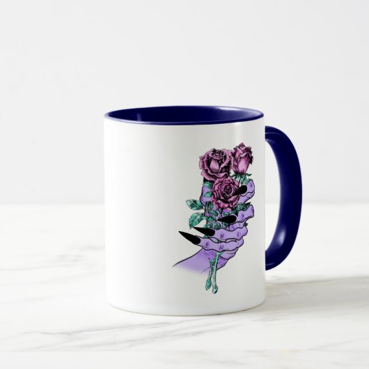 Gothic Bouquet Tasse (VorderseiteRechts)
