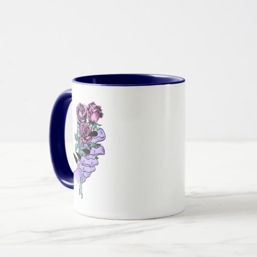 Gothic Bouquet Tasse (Vorderseite Links)