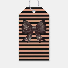 Gothic Bow Halloween Geschenkanhänger