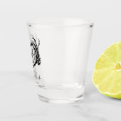 Gothic Braut oder stirb Junggesellinnen-Abschiedsp Schnapsglas (Rechts)