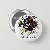 Gothic Brautjungfer Button (Vorne & Hinten)