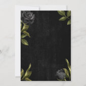 Gothic Brautparty bis zum Tod tun uns Teil Einladung (Rückseite)