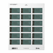 Gothic Bride Address Label B Adressaufkleber (Vorne)